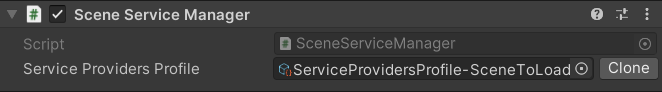 Scene Service Manager